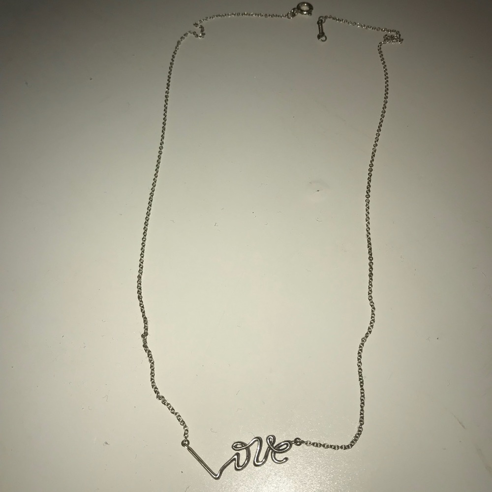 Tiffany love necklace